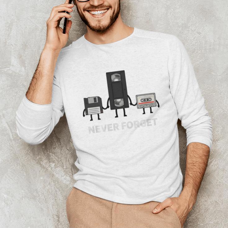 Never Forget Retro Nostalgia Tapes Throwback 80s Premium Tri-Blend Unisex Long Sleeve T-Shirt Never Forget Retro Nostalgia Tapes Throwback 80s Premium Tri-Blend Unisex Long Sleeve T-Shirt