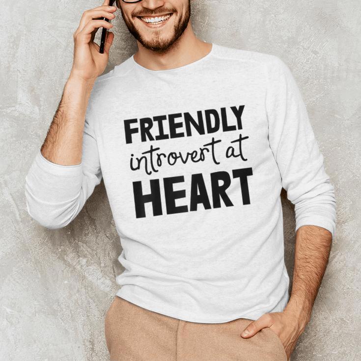 Friendly Introvert At Heart Raglan Baseball Tee Unisex Long Sleeve T-Shirt Friendly Introvert At Heart Raglan Baseball Tee Unisex Long Sleeve T-Shirt