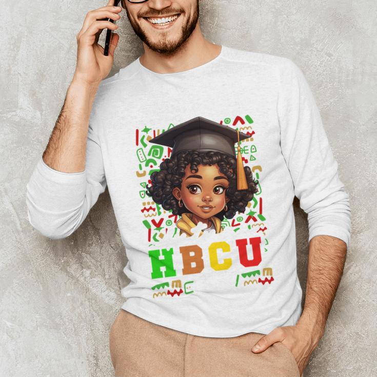 Future HBCU Grad Girl Kids Graduation HBCU College Unisex Long Sleeve T-Shirt