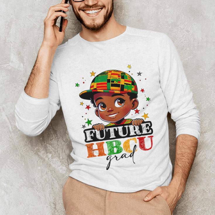 Future HBCU Grad History Boys Kids Graduation HBCU Unisex Long Sleeve T-Shirt