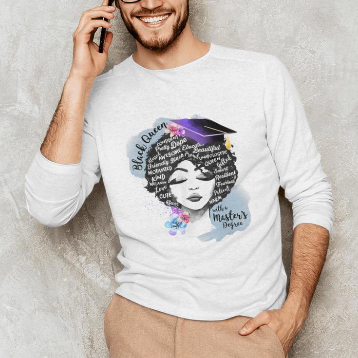 Graduation Masters Degree Woman Queen Graduate 2025 Unisex Long Sleeve T-Shirt