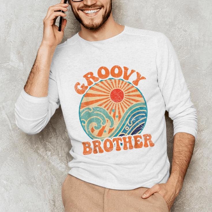 Groovy Brother 70s Aesthetic Nostalgia 1970's Retro Brother Unisex Long Sleeve T-Shirt Groovy Brother 70s Aesthetic Nostalgia 1970's Retro Brother Unisex Long Sleeve T-Shirt