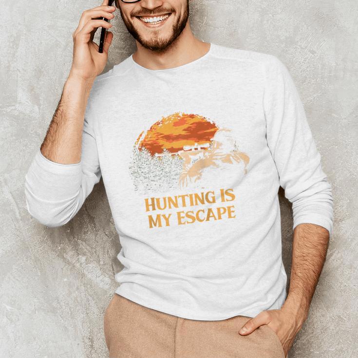 Hunting Is My Escape Introvert Hunter Antisocial Raglan Baseball Tee Unisex Long Sleeve T-Shirt Hunting Is My Escape Introvert Hunter Antisocial Raglan Baseball Tee Unisex Long Sleeve T-Shirt