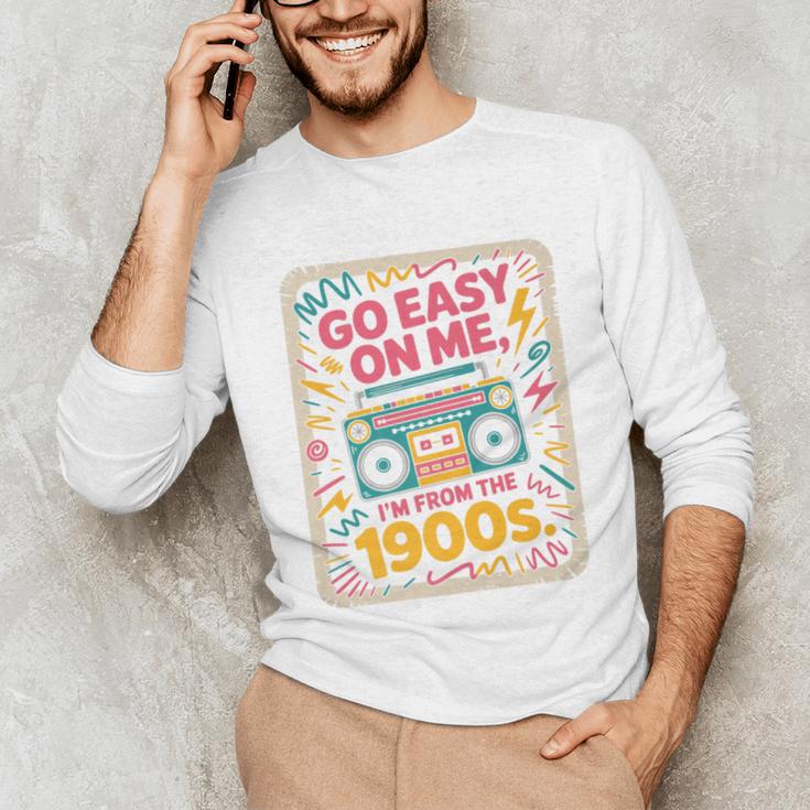 I'm From The 1900s 80s Millennial Boom Box Radio Premium Unisex Long Sleeve T-Shirt