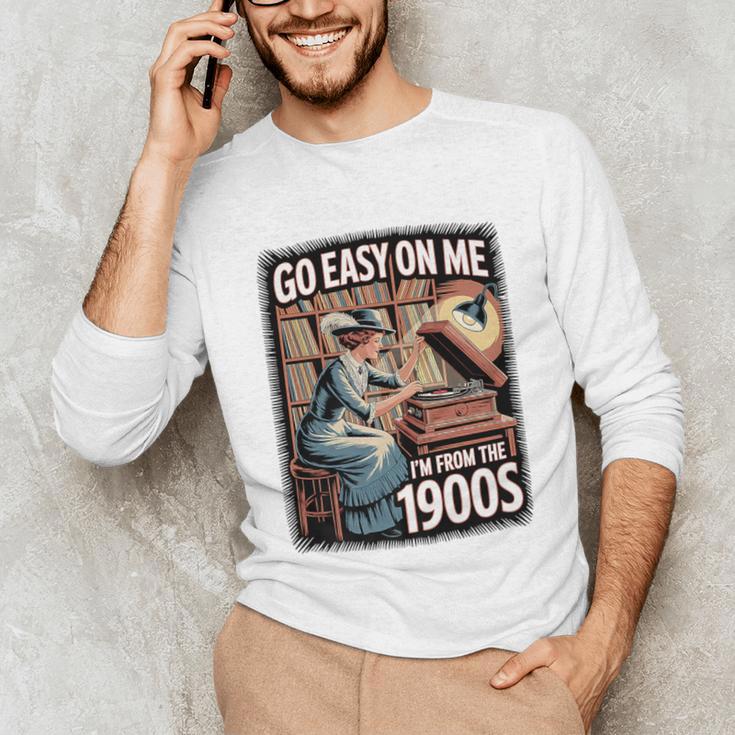 I'm From The 1900s Vinyl Record Lover For Women Premium Unisex Long Sleeve T-Shirt