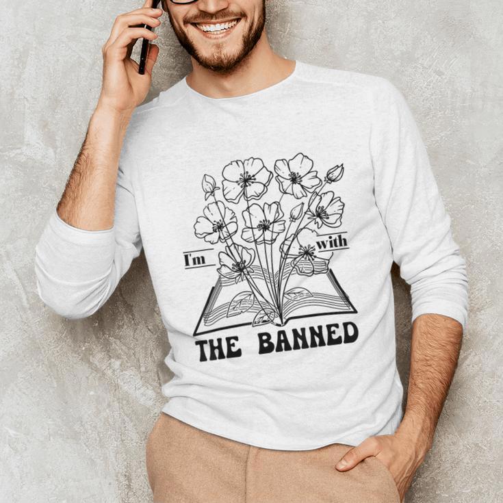I'm With The Banned Banned Book Club Unisex Long Sleeve T-Shirt
