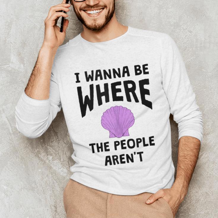 Introverted Sarcastic Humor Antisocial Introvert Unisex Long Sleeve T-Shirt