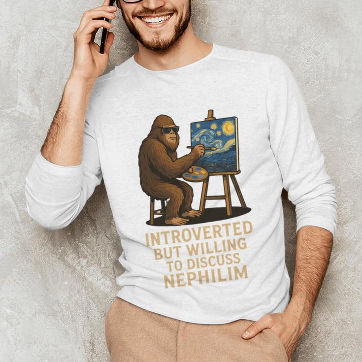 Introverted But Willing To Discuss Nephilim Unisex Long Sleeve T-Shirt