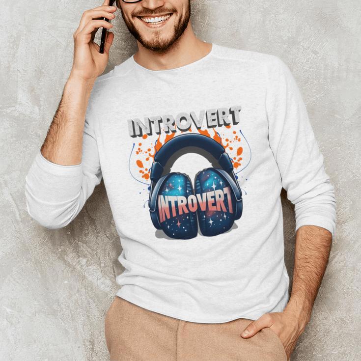 Introvert's Best Friend Noise-Canceling Headphones Unisex Long Sleeve T-Shirt Introvert's Best Friend Noise-Canceling Headphones Unisex Long Sleeve T-Shirt