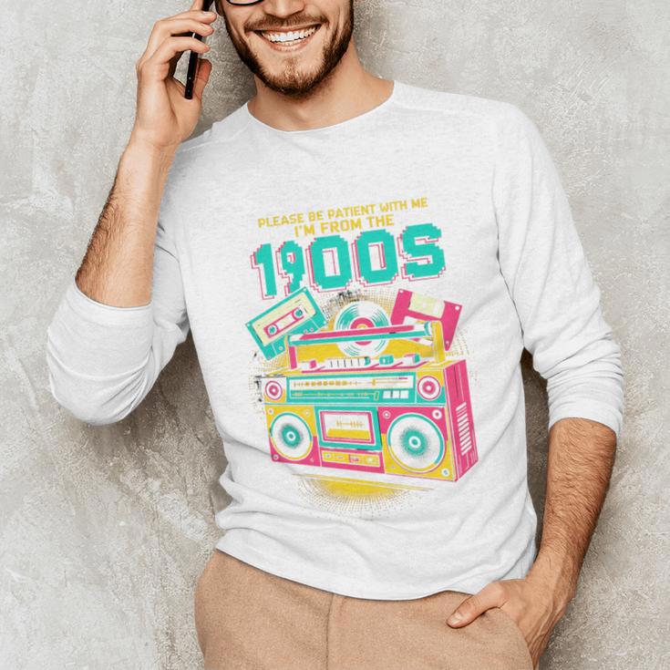 Joke 90s Please Be Patient With Me I'm From The 1900s Premium Tri-Blend Unisex Long Sleeve T-Shirt Joke 90s Please Be Patient With Me I'm From The 1900s Premium Tri-Blend Unisex Long Sleeve T-Shirt