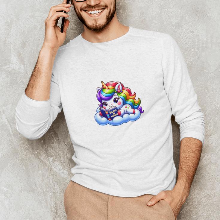 Just One More Chapter Bookish Book Unicorn Reading Book Unisex Long Sleeve T-Shirt Just One More Chapter Bookish Book Unicorn Reading Book Unisex Long Sleeve T-Shirt