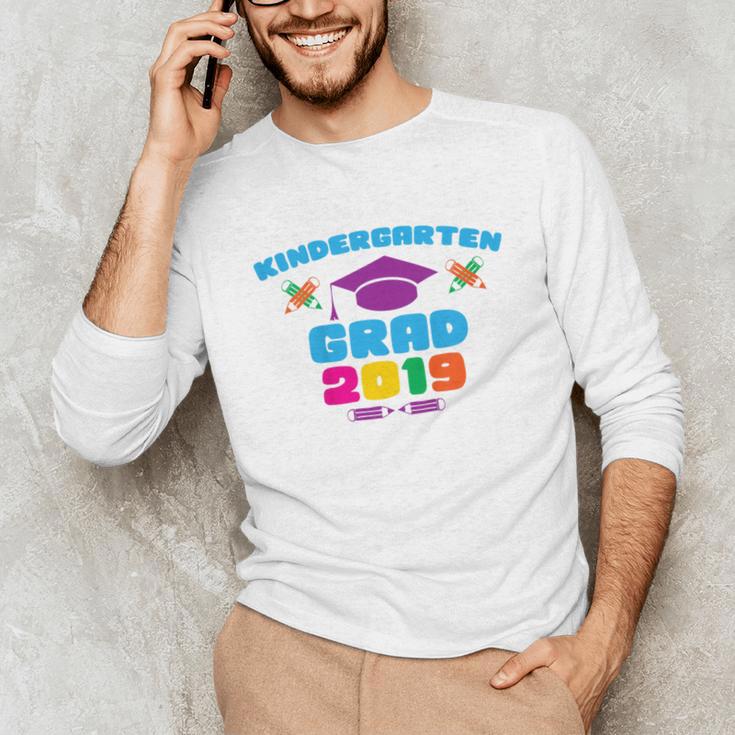 Kids Kindergarten Grad 2019 Graduation T-Shirt Unisex Long Sleeve T-Shirt