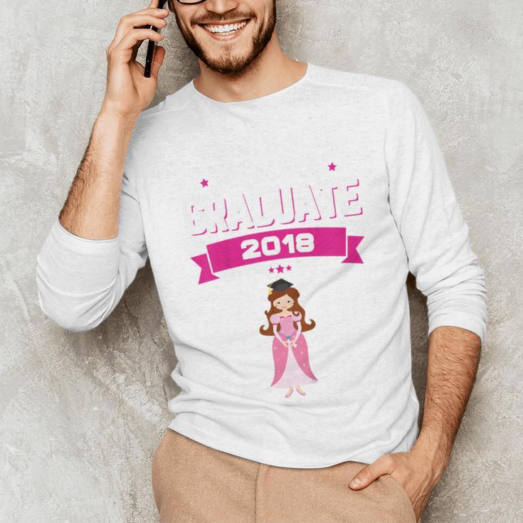 Kids Princess Girl Preschool Graduate 2018 Graduation Pre-K Unisex Long Sleeve T-Shirt