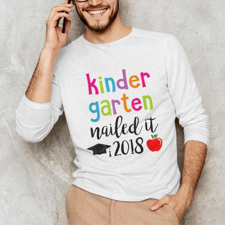 Kindergarten Nailed It 2018 Class Graduation T-Shirt Unisex Long Sleeve T-Shirt
