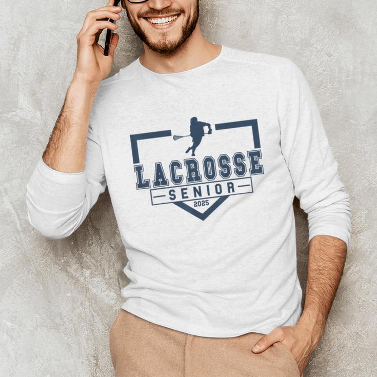 Lacrosse Senior Night Lacrosse Senior 2025 Graduation 33 Unisex Long Sleeve T-Shirt