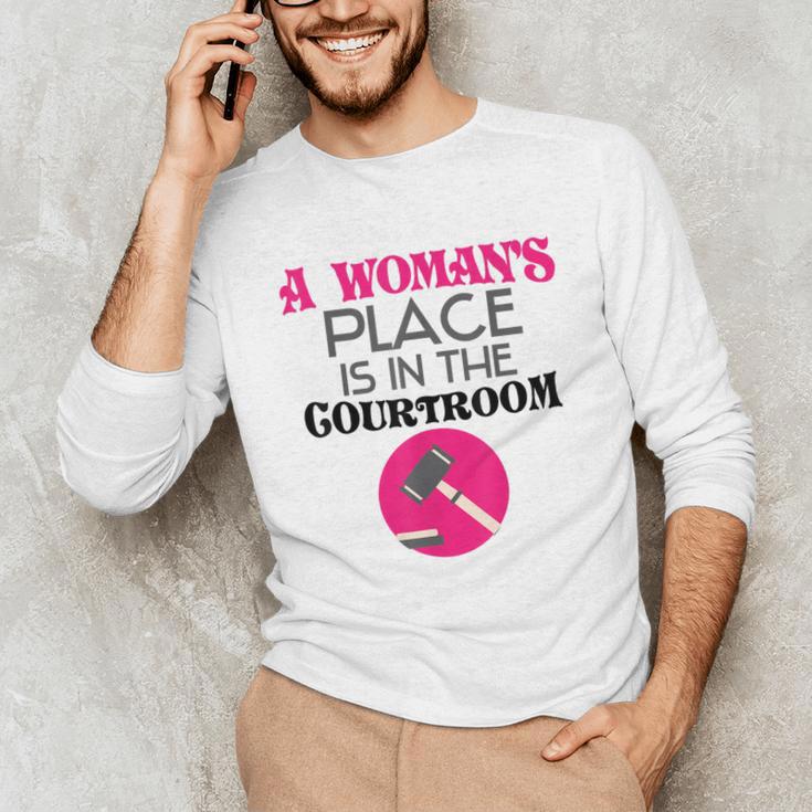 Lawyer Attorney Law School Graduation Female Women Unisex Long Sleeve T-Shirt