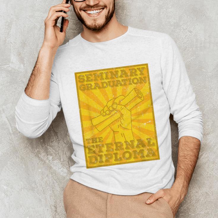 LDS Mormon Seminary Graduation Eternal Diploma Shirt Unisex Long Sleeve T-Shirt