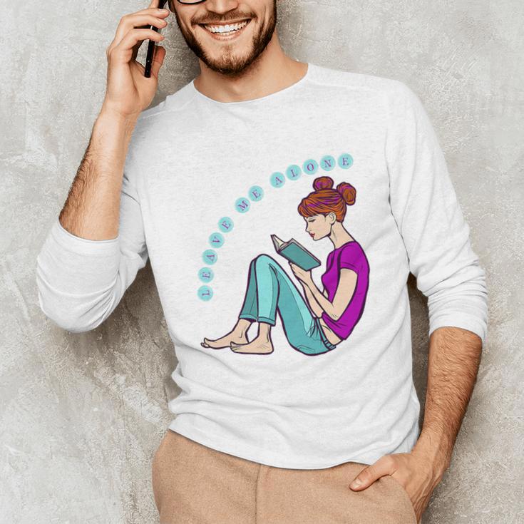 Leave Me Alone I'm Reading a Book For Bookworms Premium Tri-Blend Unisex Long Sleeve T-Shirt