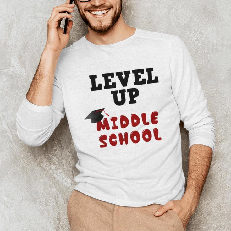 Level Up Middle School 5th Grade Graduation Unisex Long Sleeve T-Shirt