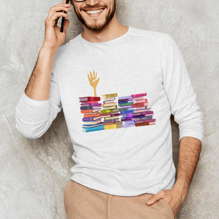 Librarian I'm Okay Book Reader Library Book Unisex Long Sleeve T-Shirt
