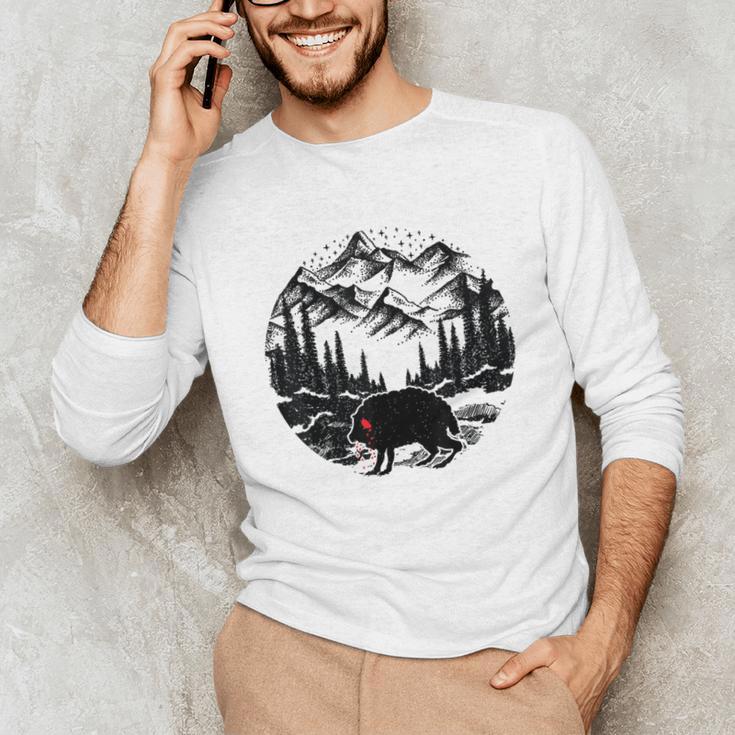 Monster Squonk In Forest Folklore Cryptid Introvert Unisex Long Sleeve T-Shirt Monster Squonk In Forest Folklore Cryptid Introvert Unisex Long Sleeve T-Shirt