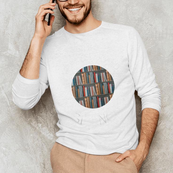 Me Myself And Silence Sarcastic Reading Books Introvert Top Raglan Baseball Tee Unisex Long Sleeve T-Shirt
