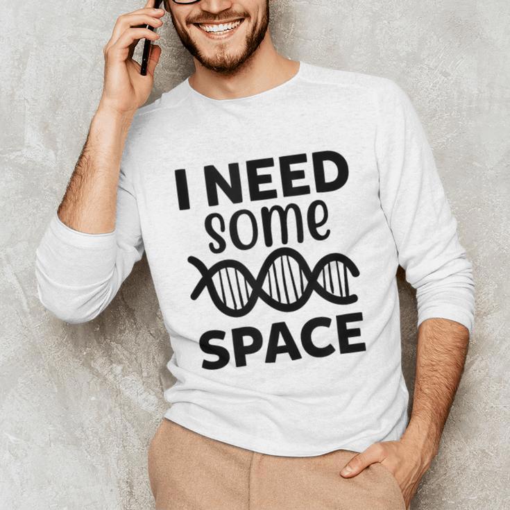 I Need Some Space Introvert Astronaut Science Unisex Long Sleeve T-Shirt