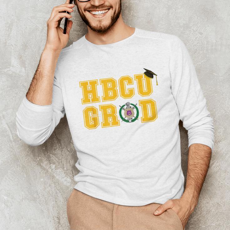 Omega Psi Phi Fraternity Paraphernalia HBCU Graduation Unisex Long Sleeve T-Shirt