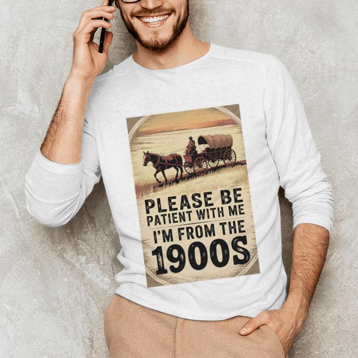 Be Patient With Me I'm From The 1900s Birthday Retirement Premium Tri-Blend Unisex Long Sleeve T-Shirt Be Patient With Me I'm From The 1900s Birthday Retirement Premium Tri-Blend Unisex Long Sleeve T-Shirt