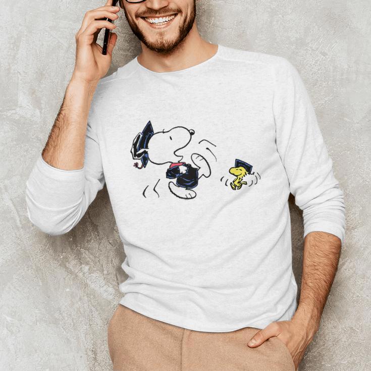 Peanuts Graduation Squad Snoopy Woodstock Raglan Baseball Tee Unisex Long Sleeve T-Shirt