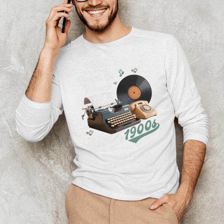 Please BePatient I'm From The 1900s Sarcastic Joke Premium Tri-Blend Unisex Long Sleeve T-Shirt