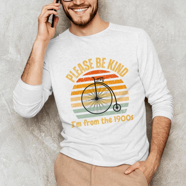 Please Be Kind I'm From The 1900s Penny Farthing Premium Unisex Long Sleeve T-Shirt Please Be Kind I'm From The 1900s Penny Farthing Premium Unisex Long Sleeve T-Shirt