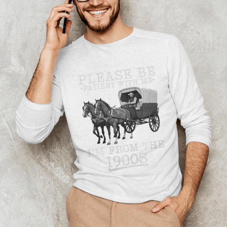 Please Be Patient With Me I'm From The 1900s Humorous Saying Premium Tri-Blend Unisex Long Sleeve T-Shirt Please Be Patient With Me I'm From The 1900s Humorous Saying Premium Tri-Blend Unisex Long Sleeve T-Shirt