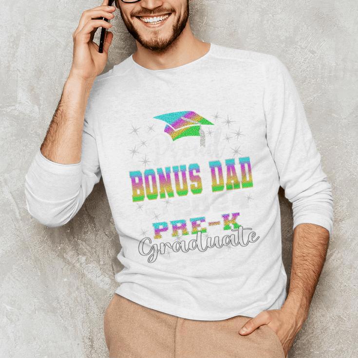 Proud Bonus Dad Of PreK School Graduate 2024 Graduation Premium Unisex Long Sleeve T-Shirt