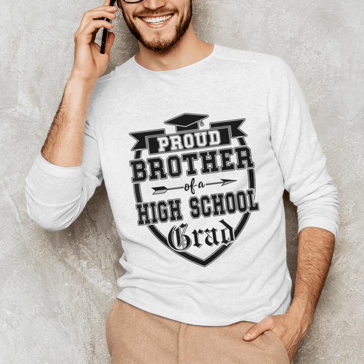 Proud Brother Of a High School Grad Senior Graduation Shirt Unisex Long Sleeve T-Shirt