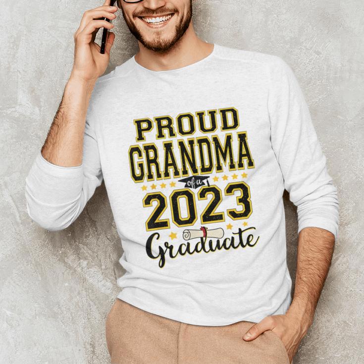 Proud Grandma Of A 2023 Graduate Graduation Unisex Long Sleeve T-Shirt