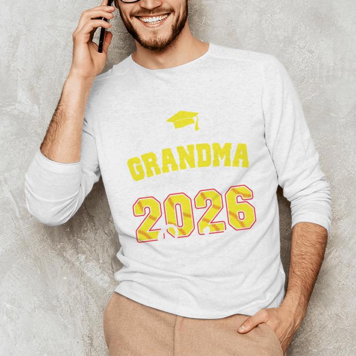 Proud Grandma Of A 2026 Senior Softball Graduation Matching Unisex Long Sleeve T-Shirt