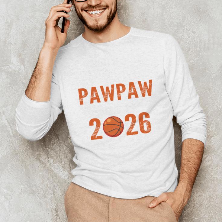 Proud PAW PAW Of 2026 Senior Basketball Student Graduation Unisex Long Sleeve T-Shirt