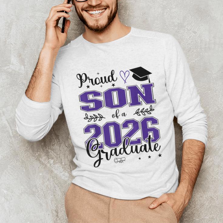 Proud Son Of a Class Of 2026 Graduate For Graduation Unisex Long Sleeve T-Shirt