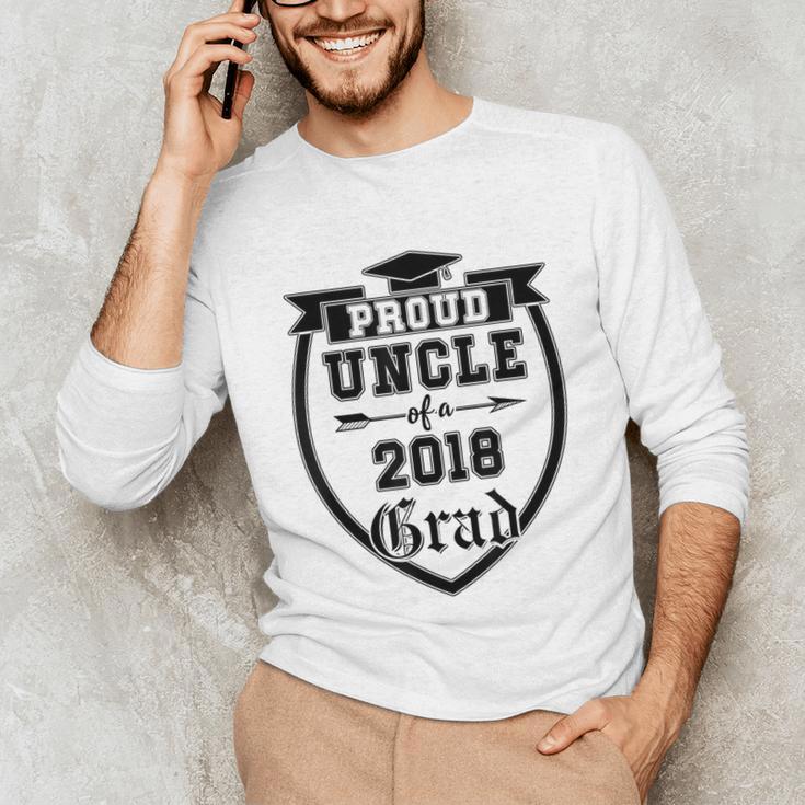 Proud Uncle Of a 2018 Grad Graduation Family Unisex Long Sleeve T-Shirt