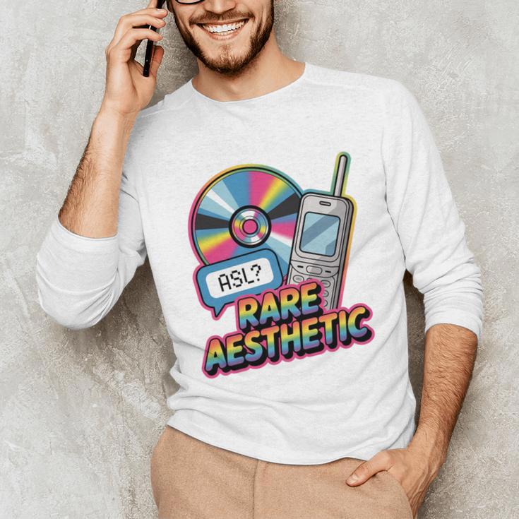 Rare Aesthetic Retro Nostalgia Y2K Vibes Unisex Long Sleeve T-Shirt