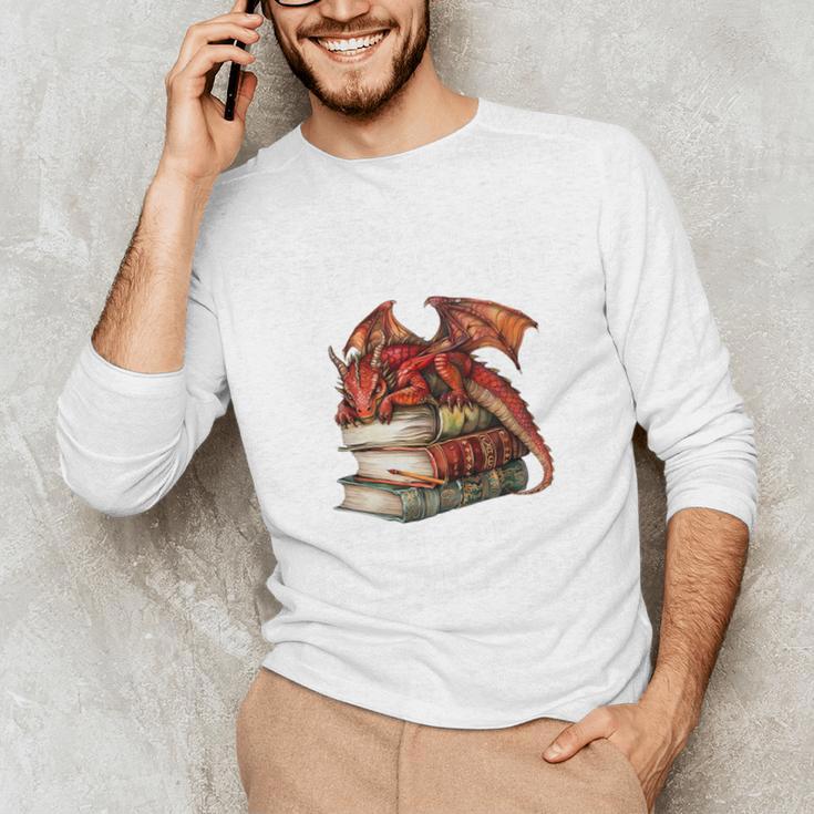 I Read Because Roasting People Is Frowned Upon Dragon Book Premium Tri-Blend Unisex Long Sleeve T-Shirt