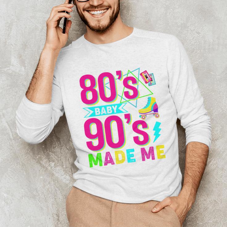 Retro 1980s 80's Baby 1990s 90's Made Me Nostalgia Vibes Premium Tri-Blend Unisex Long Sleeve T-Shirt Retro 1980s 80's Baby 1990s 90's Made Me Nostalgia Vibes Premium Tri-Blend Unisex Long Sleeve T-Shirt