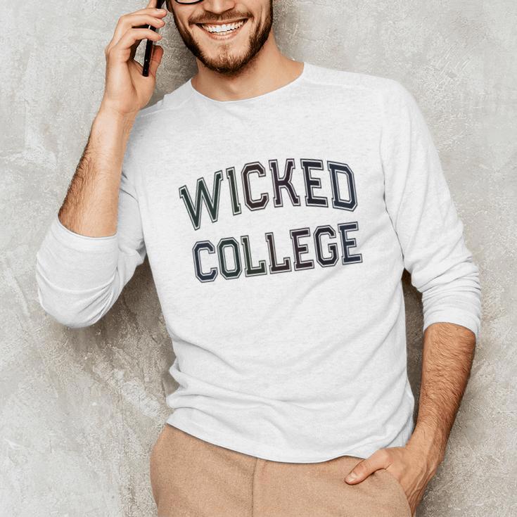 Retro Anti Social WICKED COLLEGE Introvert Stay Away From Me Unisex Long Sleeve T-Shirt Retro Anti Social WICKED COLLEGE Introvert Stay Away From Me Unisex Long Sleeve T-Shirt