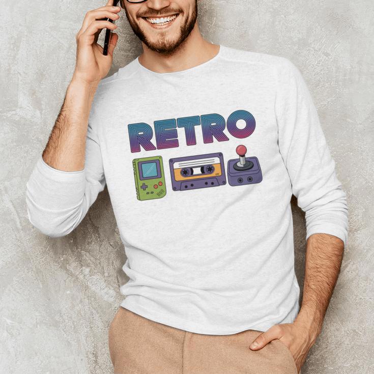 Retro Gaming Nostalgia Tee Perfect For 90s Lovers Unisex Long Sleeve T-Shirt Retro Gaming Nostalgia Tee Perfect For 90s Lovers Unisex Long Sleeve T-Shirt