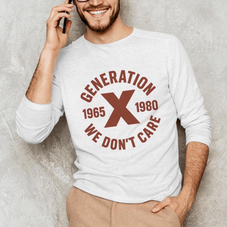 Retro Gen X 1965-1980 Sarcastic Nostalgia Graphic Premium Tri-Blend Unisex Long Sleeve T-Shirt Retro Gen X 1965-1980 Sarcastic Nostalgia Graphic Premium Tri-Blend Unisex Long Sleeve T-Shirt