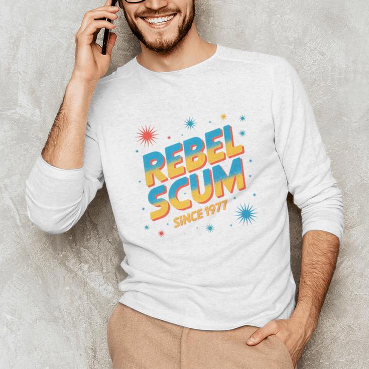 Retro Sci Fi Star Rebel 1977 Space Vintage Nerd Nostalgia Premium Unisex Long Sleeve T-Shirt Retro Sci Fi Star Rebel 1977 Space Vintage Nerd Nostalgia Premium Unisex Long Sleeve T-Shirt