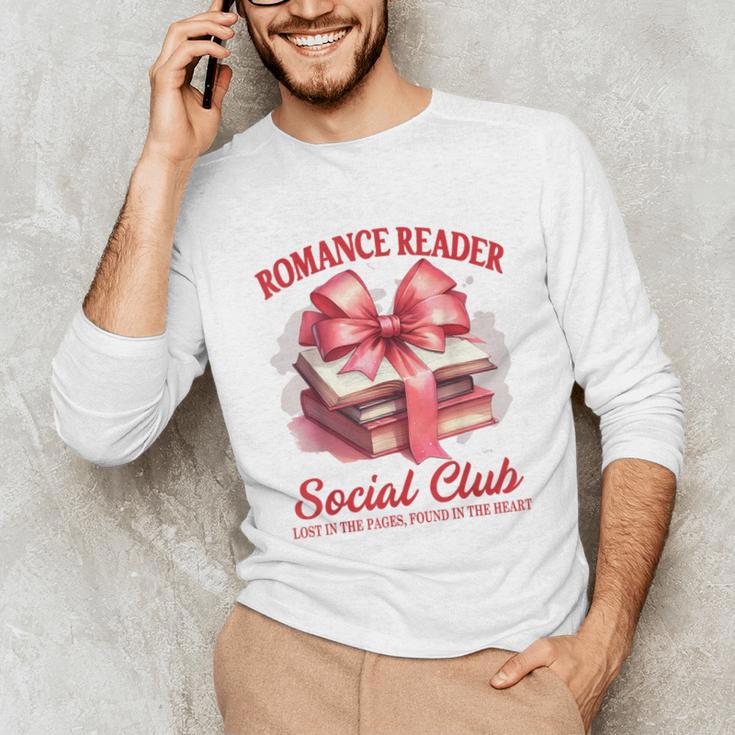 Romance Book Reading Bookish Romance Reader Social Club Unisex Long Sleeve T-Shirt Romance Book Reading Bookish Romance Reader Social Club Unisex Long Sleeve T-Shirt