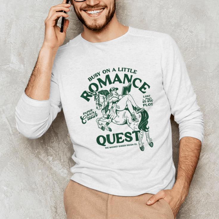 Romance Novel Smut Book Lover Bookish Bibliophile Unisex Long Sleeve T-Shirt