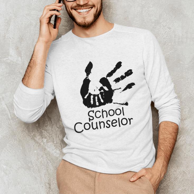 School Counselor t Shirt School Teacher Graduation Idea Unisex Long Sleeve T-Shirt